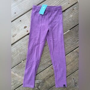 NWT deux par deux kids soft corduroy-style leggings - 5T